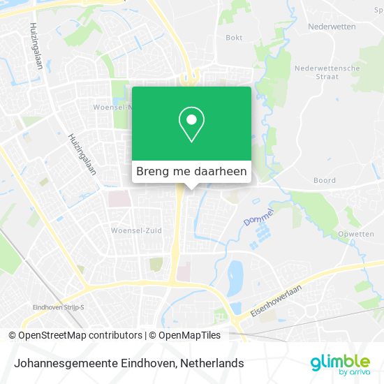 Johannesgemeente Eindhoven kaart