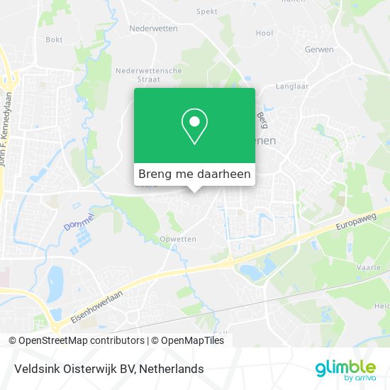 Veldsink Oisterwijk BV kaart