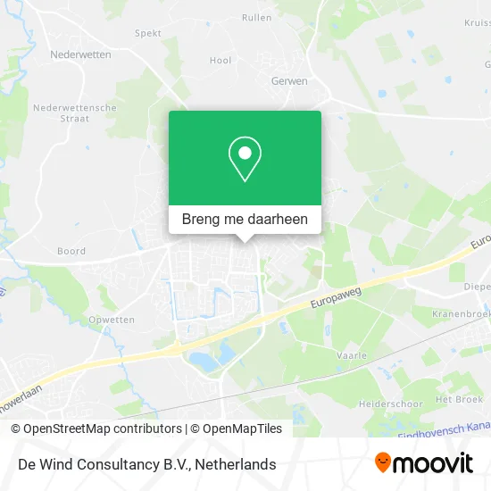 De Wind Consultancy B.V. kaart