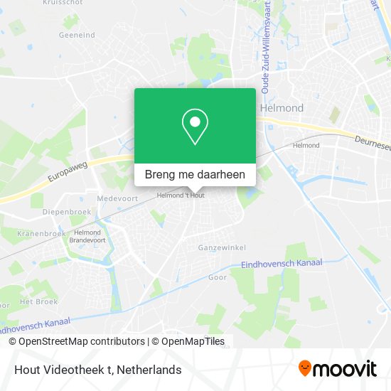 Hout Videotheek t kaart