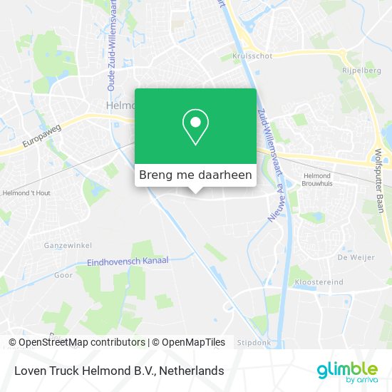 Loven Truck Helmond B.V. kaart