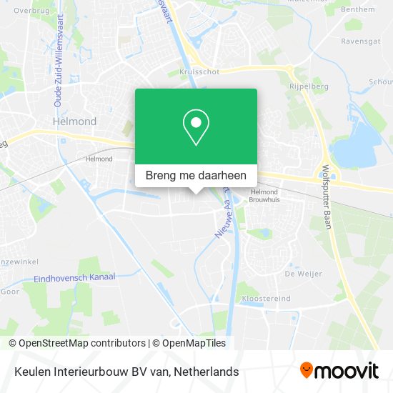 Keulen Interieurbouw BV van kaart