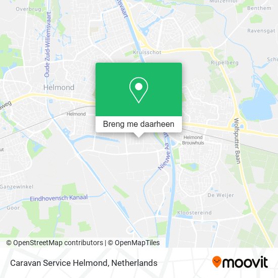 Caravan Service Helmond kaart