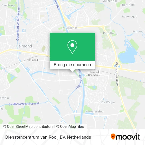 Dienstencentrum van Rooij BV kaart