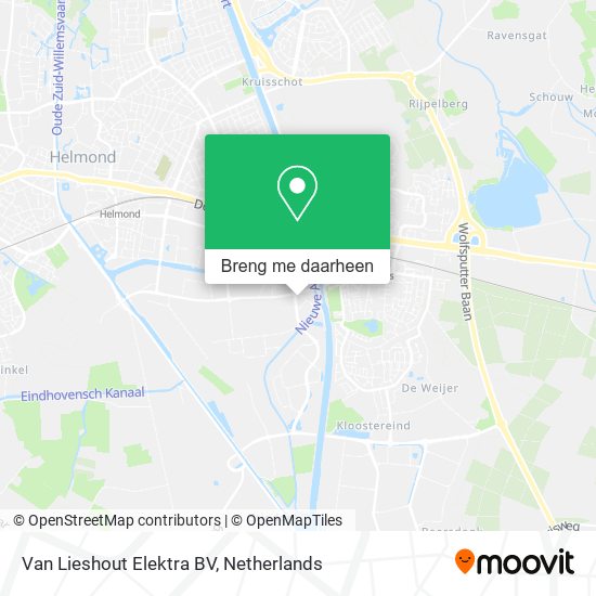 Van Lieshout Elektra BV kaart