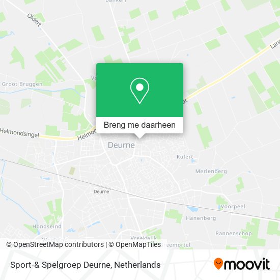 Sport-& Spelgroep Deurne kaart