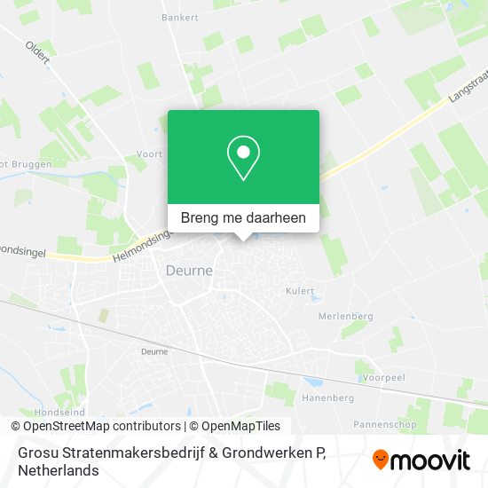 Grosu Stratenmakersbedrijf & Grondwerken P kaart