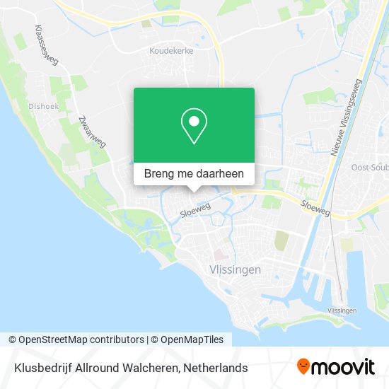 Klusbedrijf Allround Walcheren kaart