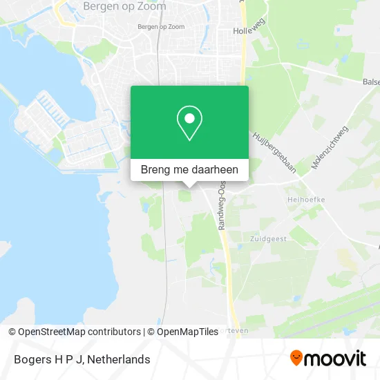Bogers H P J kaart