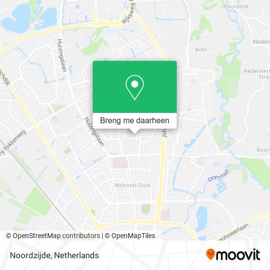 Noordzijde kaart