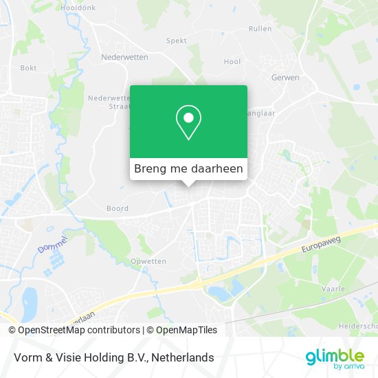 Vorm & Visie Holding B.V. kaart