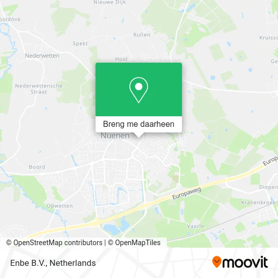 Enbe B.V. kaart