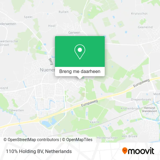 110% Holding BV kaart