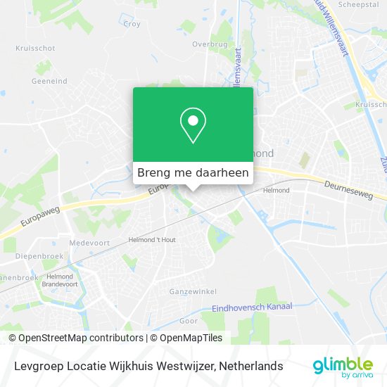 Levgroep Locatie Wijkhuis Westwijzer kaart