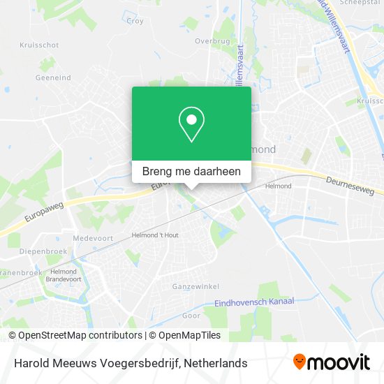 Harold Meeuws Voegersbedrijf kaart