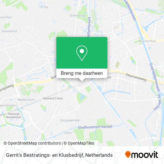 Gerrit's Bestratings- en Klusbedrijf kaart