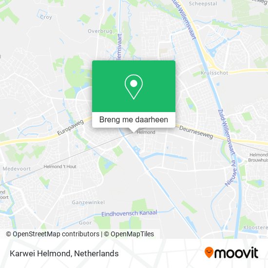 Karwei Helmond kaart