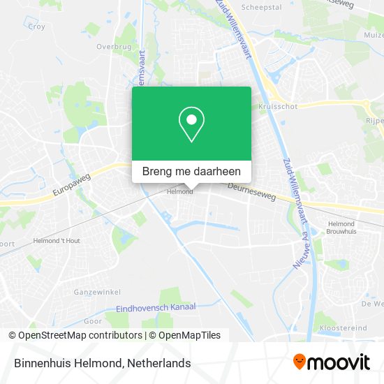 Binnenhuis Helmond kaart