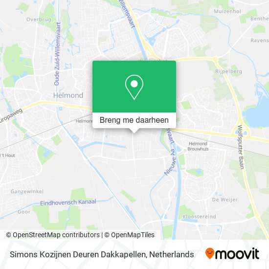 Simons Kozijnen Deuren Dakkapellen kaart