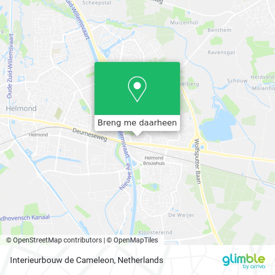 Interieurbouw de Cameleon kaart