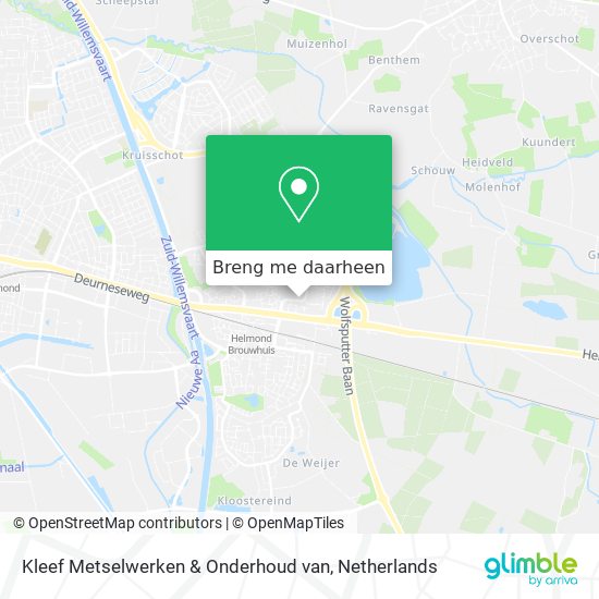 Kleef Metselwerken & Onderhoud van kaart