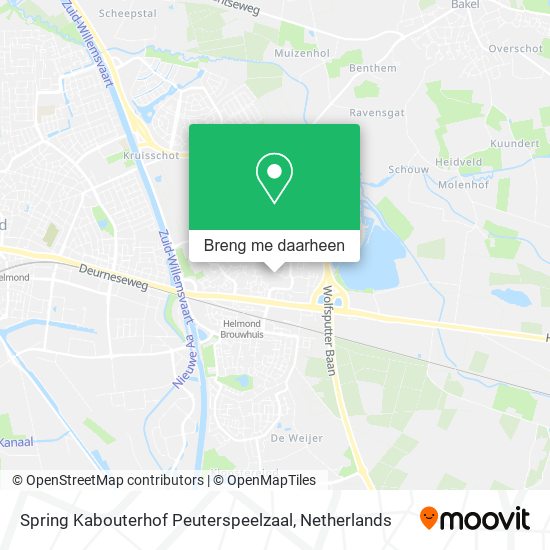 Spring Kabouterhof Peuterspeelzaal kaart