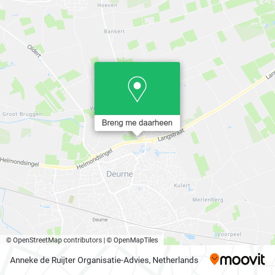 Anneke de Ruijter Organisatie-Advies kaart