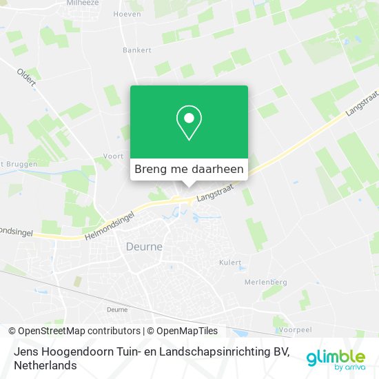 Jens Hoogendoorn Tuin- en Landschapsinrichting BV kaart