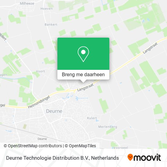 Deurne Technologie Distribution B.V. kaart