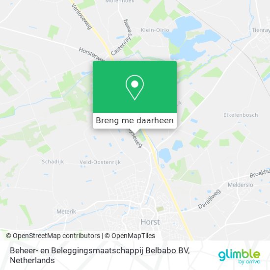 Beheer- en Beleggingsmaatschappij Belbabo BV kaart