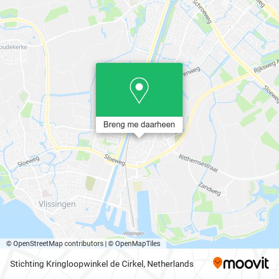 Stichting Kringloopwinkel de Cirkel kaart