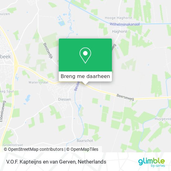 V.O.F. Kapteijns en van Gerven kaart