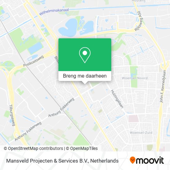 Mansveld Projecten & Services B.V. kaart