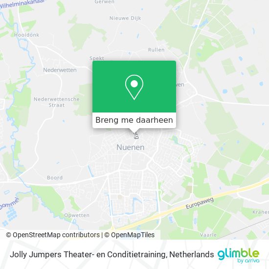 Jolly Jumpers Theater- en Conditietraining kaart