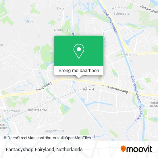 Fantasyshop Fairyland kaart