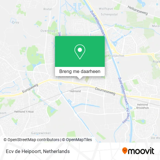 Ecv de Heipoort kaart
