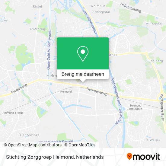 Stichting Zorggroep Helmond kaart