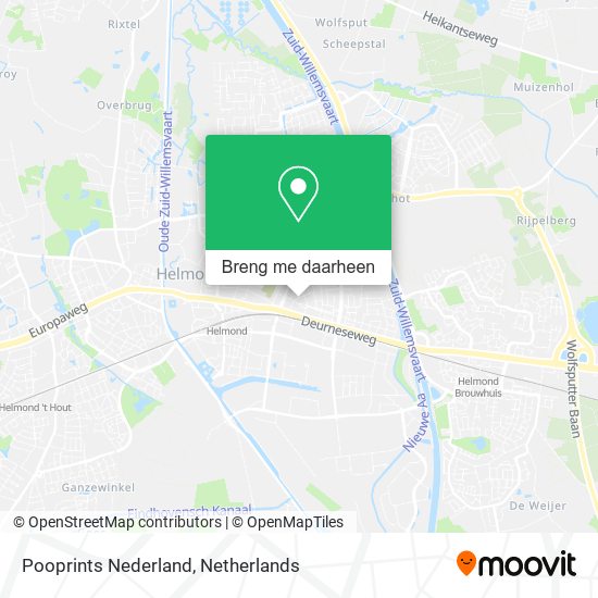 Pooprints Nederland kaart