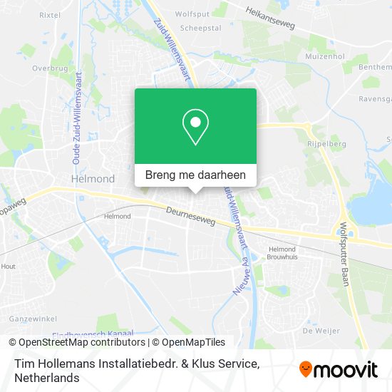 Tim Hollemans Installatiebedr. & Klus Service kaart