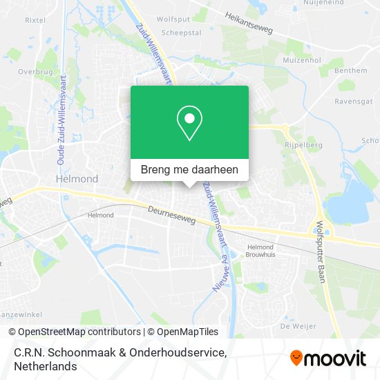 C.R.N. Schoonmaak & Onderhoudservice kaart