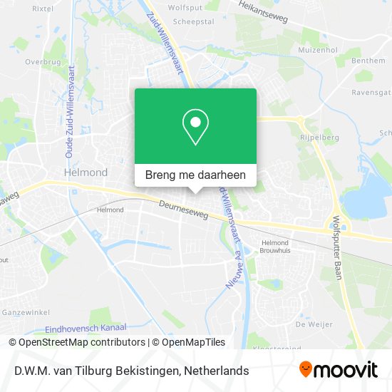 D.W.M. van Tilburg Bekistingen kaart