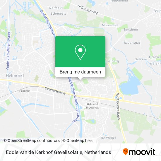 Eddie van de Kerkhof Gevelisolatie kaart