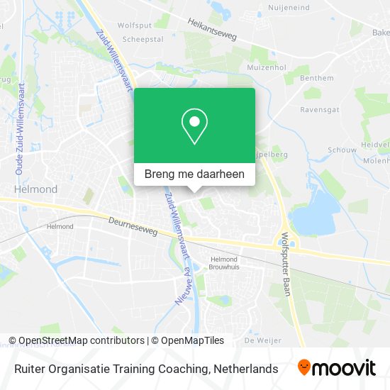 Ruiter Organisatie Training Coaching kaart