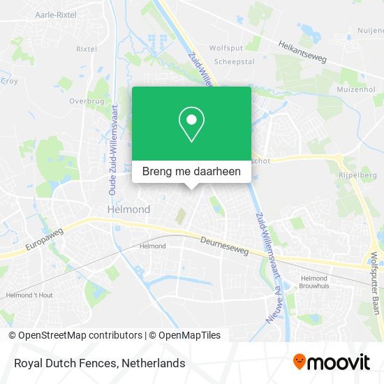 Royal Dutch Fences kaart