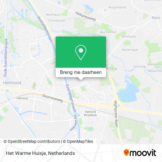 Het Warme Huisje kaart