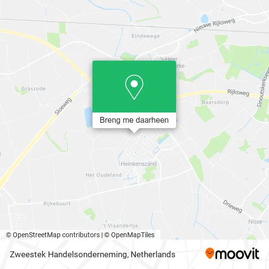Zweestek Handelsonderneming kaart