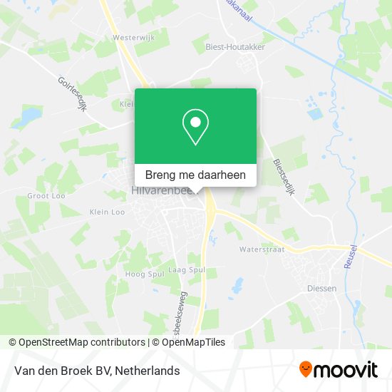 Van den Broek BV kaart