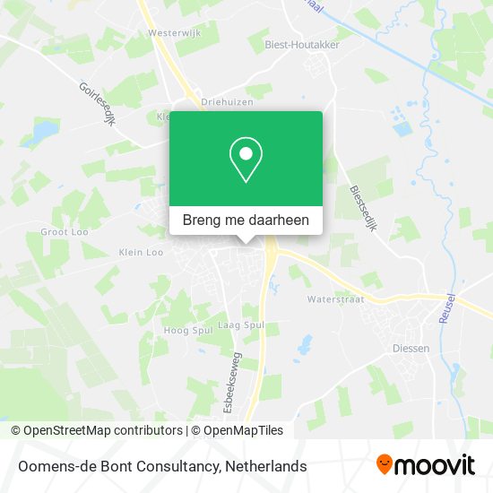 Oomens-de Bont Consultancy kaart