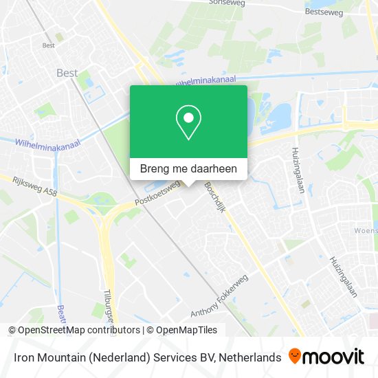 Iron Mountain (Nederland) Services BV kaart