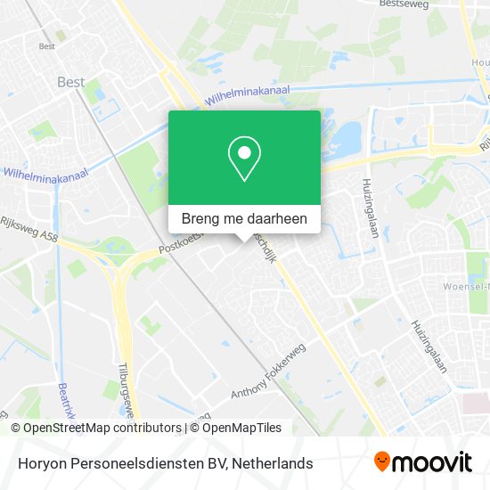 Horyon Personeelsdiensten BV kaart